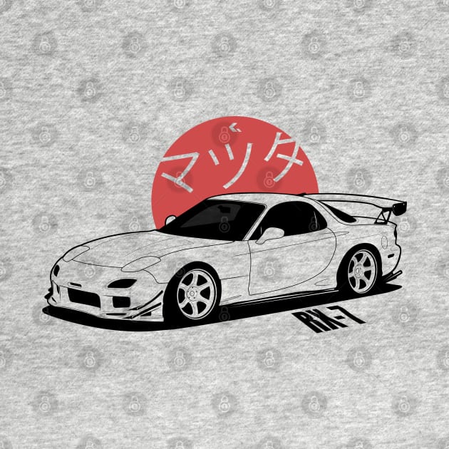 JDM - RX7 FD - CarCorner by CarCorner - Automotive Artwork